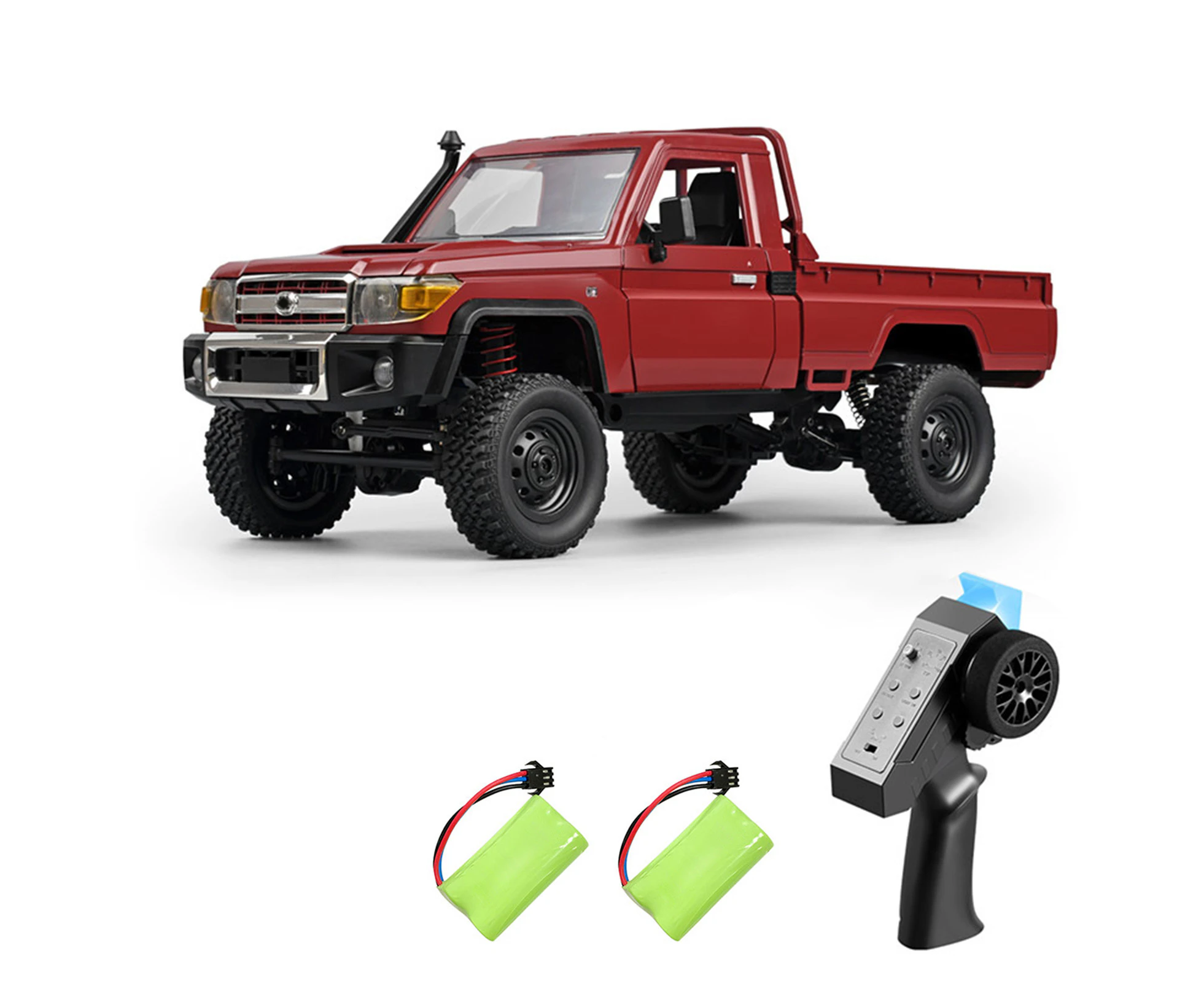 Remote Control Crawler, 1:12 Scale Remote Control Pickup for Kids 2.4Ghz Rechargeable Remote Control Rock Crawler Car Toy with Controllable