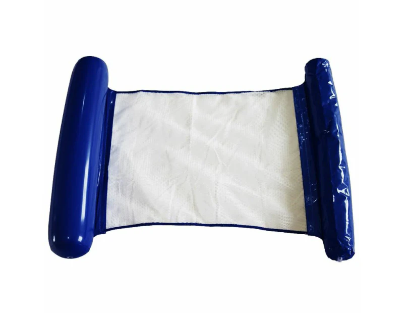 4 Colors Inflatable Pool Floats Hammock Chair - Navy Blue