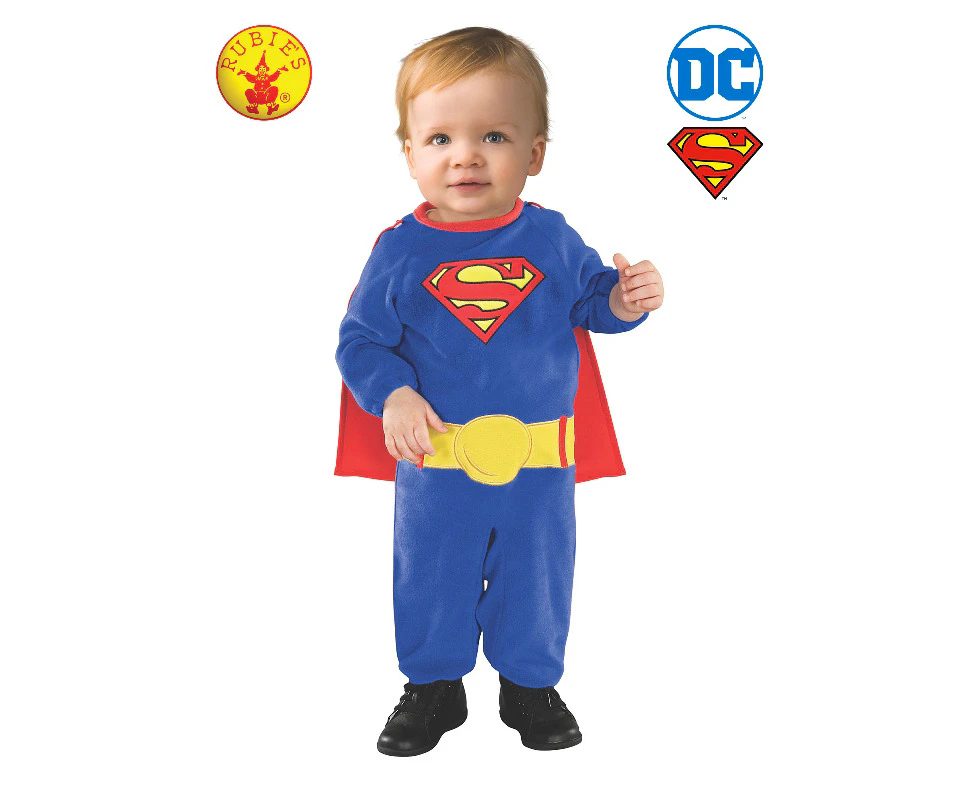 Rubie's Licensed Superman Baby Costume Size 0-6 Months