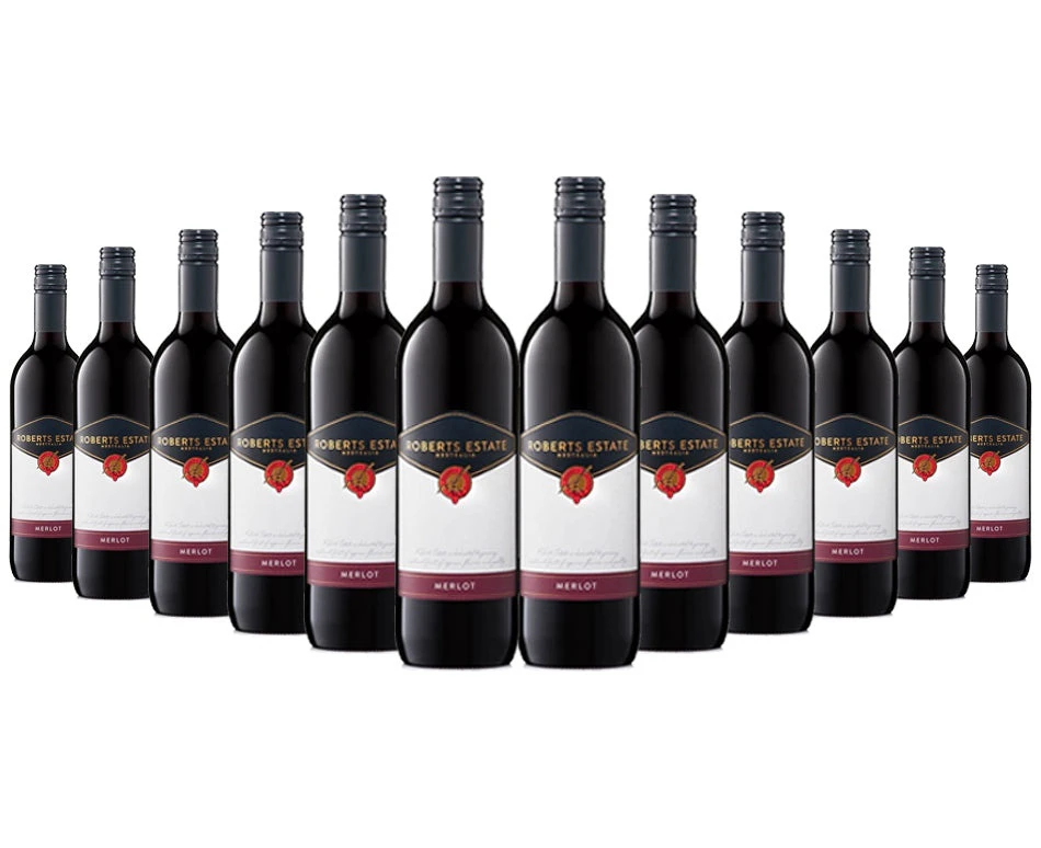 Roberts Estate Victoria Merlot 2021 - 12 Bottles