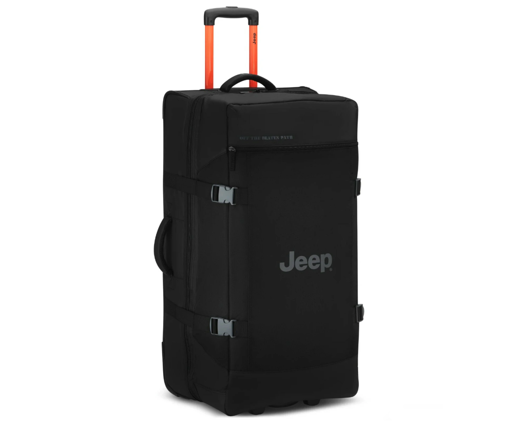 Jeep 82 cm 2-Wheel Rolling Duffle Bag - Black (JS007C)