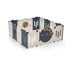 Playpals Kids Playpen Baby Large Safety Gate Toddler Fence 14/16/18/20 Panels