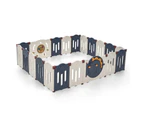 Playpals Kids Playpen Baby Large Safety Gate Toddler Fence 14/16/18/20 Panels