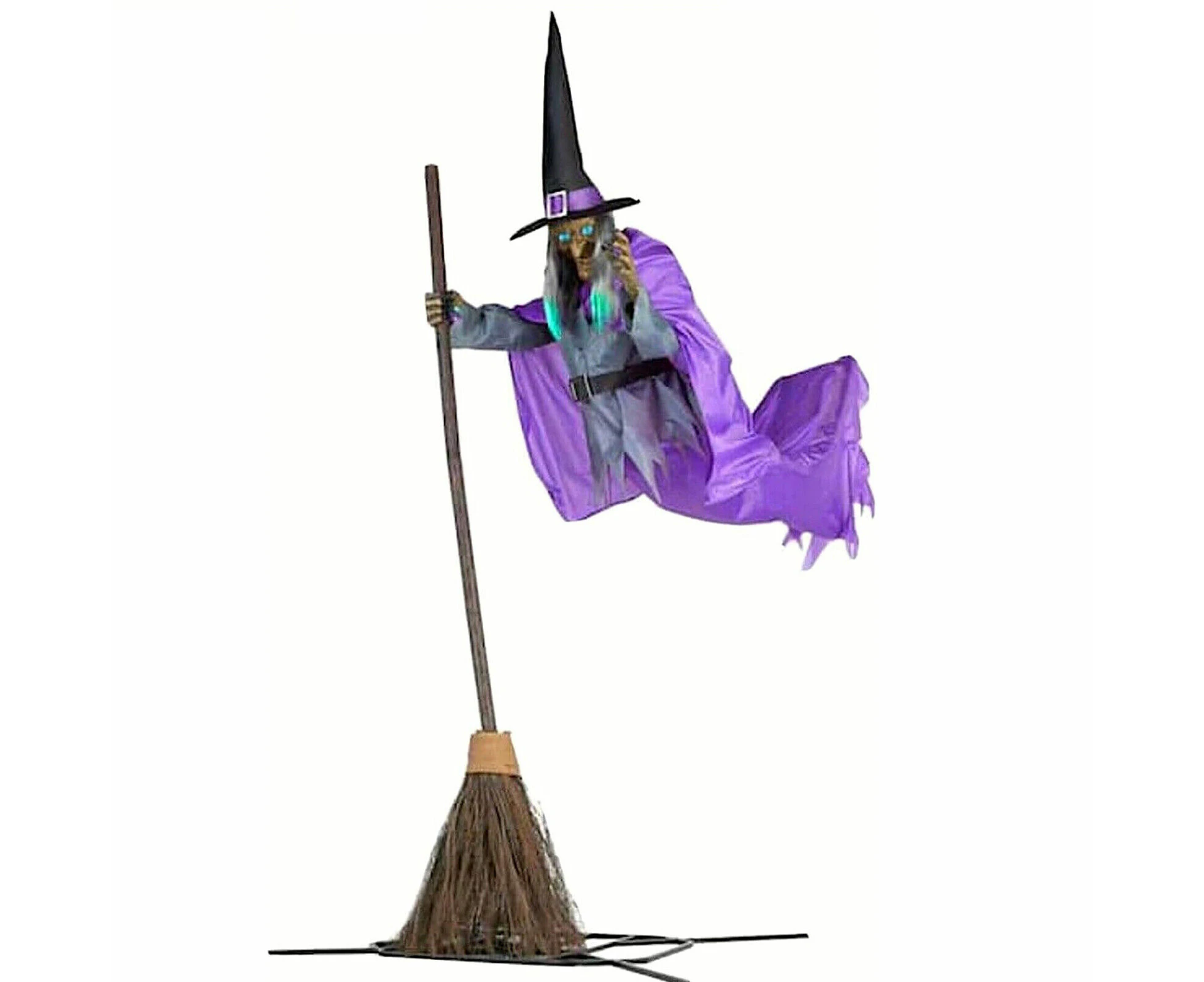 Halloween Animated Hovering Witch Animatronics Halloween Decorations Outdoor