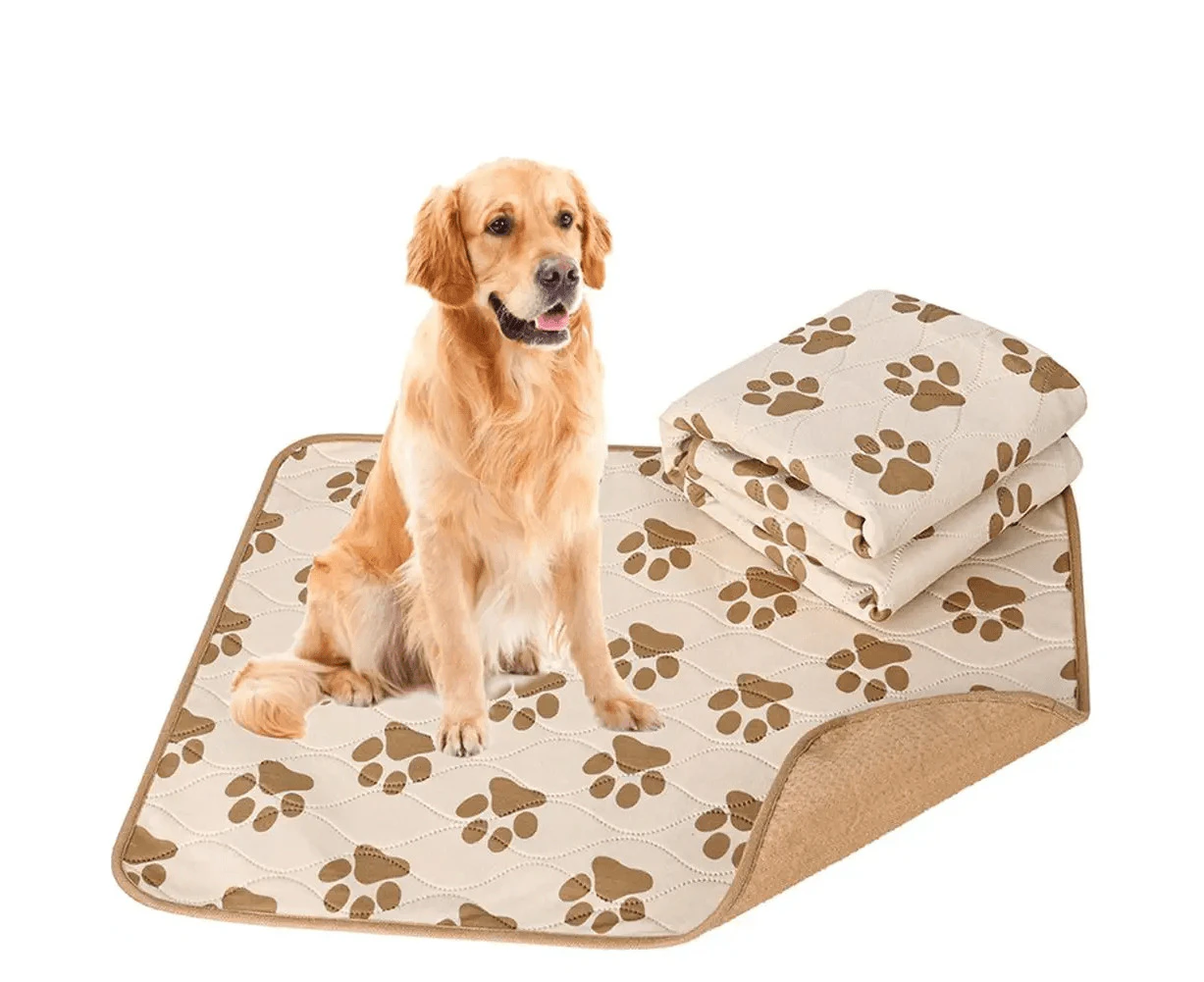 Pet Dog 4 Layers Diaper Mat Urine Mat Washable Reusable Anti-slip Quick Absorb Training Pee Pad Pet Accessories