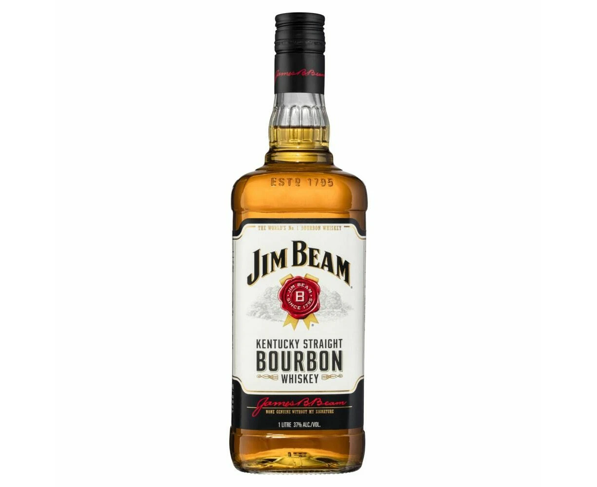 Jim Beam White Label Bourbon 1L - 1 litre