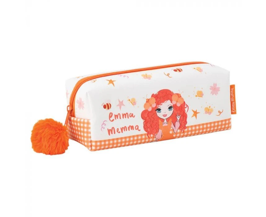 Emma Memma Pencil Case with Pom Pom