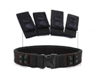 Duty Belt Holder With Double Snap / Wide Belt Safety Tactical Belt (10-pack) Black