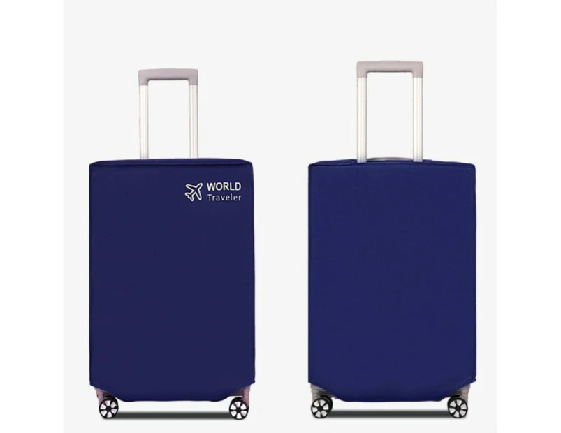 Travel Luggage Suitcase Dustproof Cover High-Quality Protector Blue Size-30in