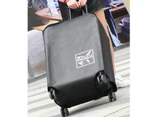 Travel Luggage Suitcase Dustproof Cover High-Quality Protector Black Size-24in