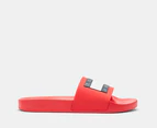 Tommy Hilfiger Men's Essential Flag Pool Slides -  DeepCrimson