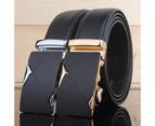 Gold Men's Automatic Buckle Waistband