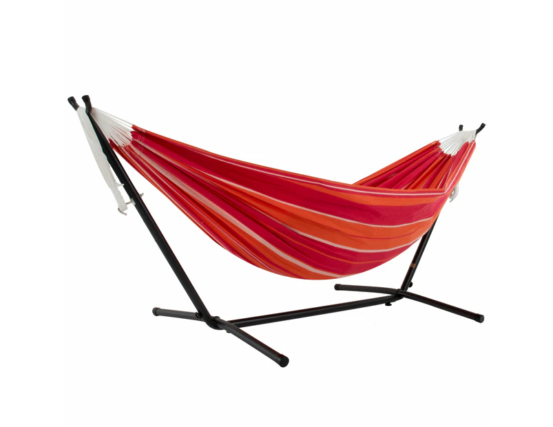 Double Cotton Hammock with Metal Stand Combo (250cm) Mimosa