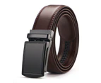 [2 Pack] Men's Belt,Slide Ratchet Belt for Men with Genuine Leather Perfect Fit Waist Size up to 44 inches