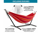 Double Cotton Hammock with Metal Stand Combo (250cm) Mimosa