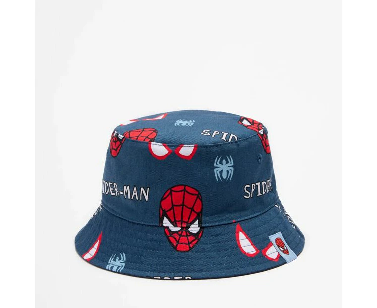 Kids Licensed Reversible Spider-Man Bucket Hat