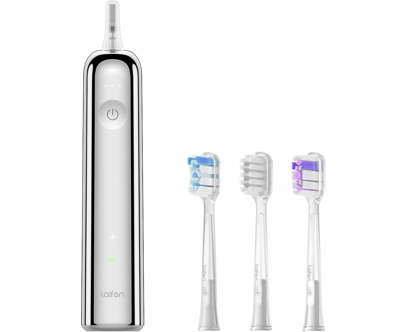 Laifen Wave Electric Toothbrush Oscillation Vibration Sonic IPX7 Stainless Steel