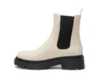 Womens Footwear Ravella Hale Bone/Black Smooth Boot