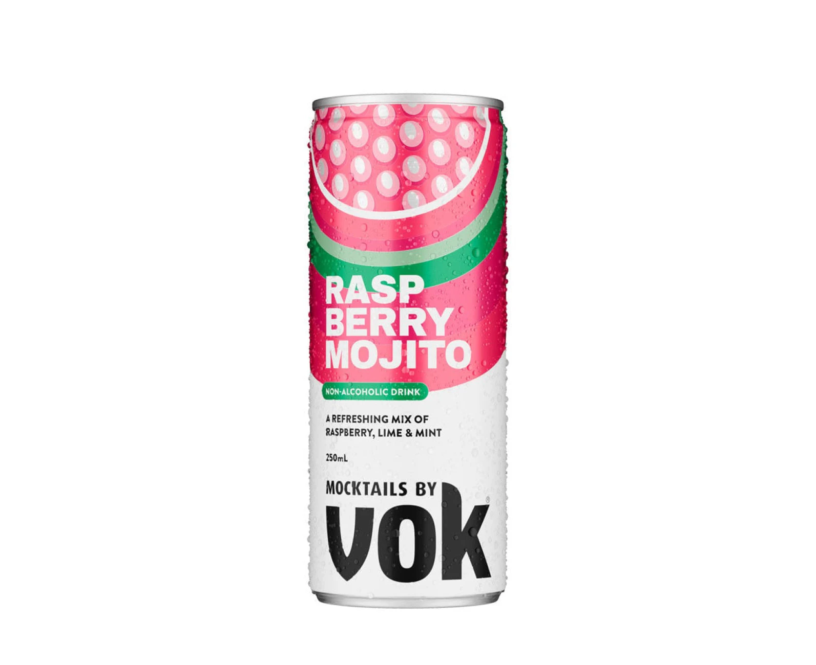 Mocktails by Vok Raspberry Mojito, 4 x 250ml