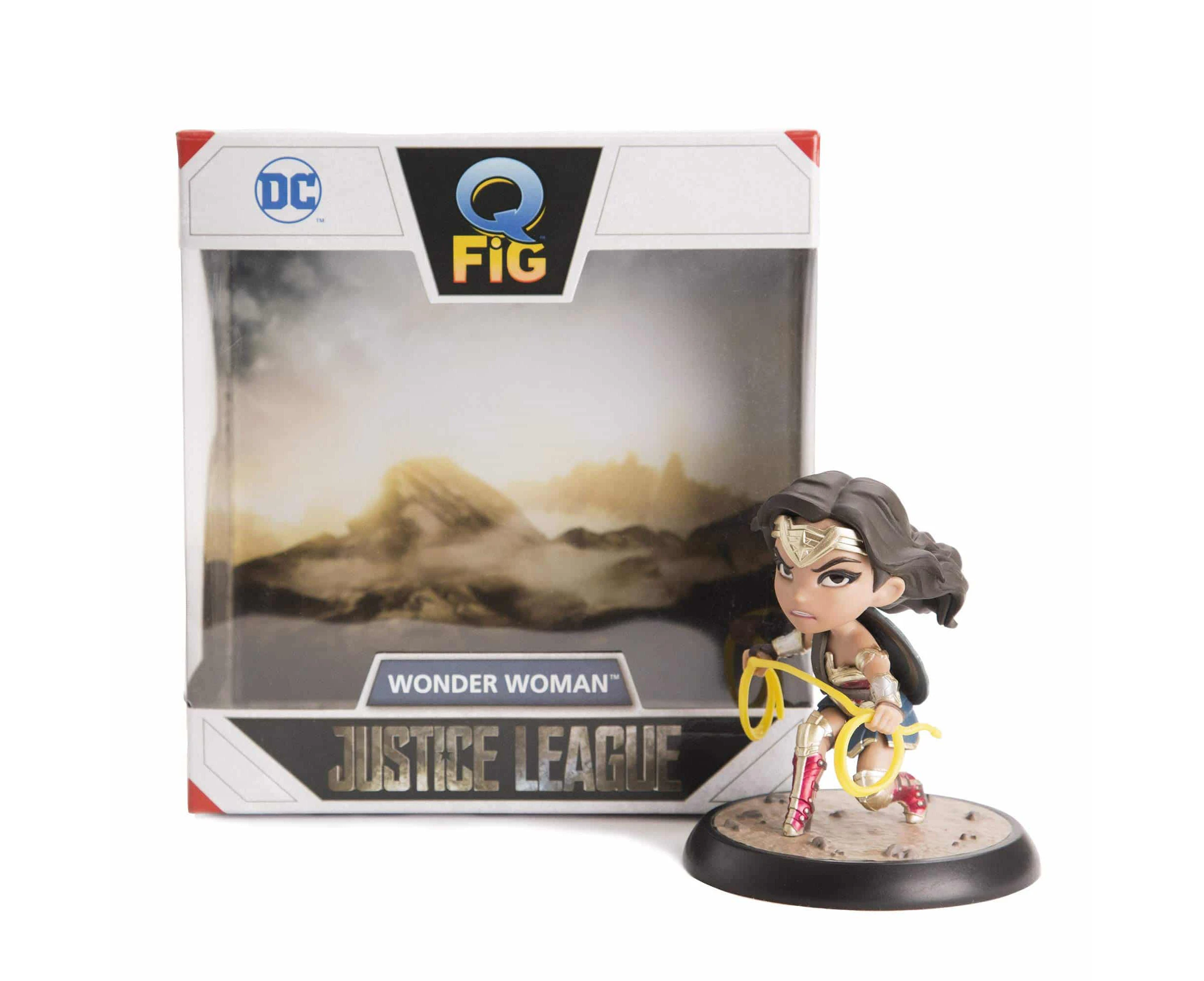 Quantum Mechanix Dc Comics Q-fig Justice League - Wonder Woman Vinyl Action Figure, 9 Cm Height