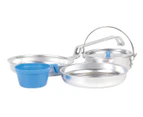 Elemental 5-Piece Mess Kit - Silver/Blue