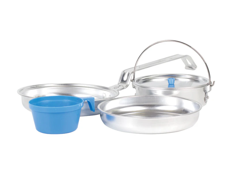 Elemental 5-Piece Mess Kit - Silver/Blue