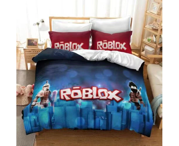 MC Children Bedding Boys Bedroom Cartoon Minecraft Bed Duvet Cover 3 Piece Double Bed Single Bed