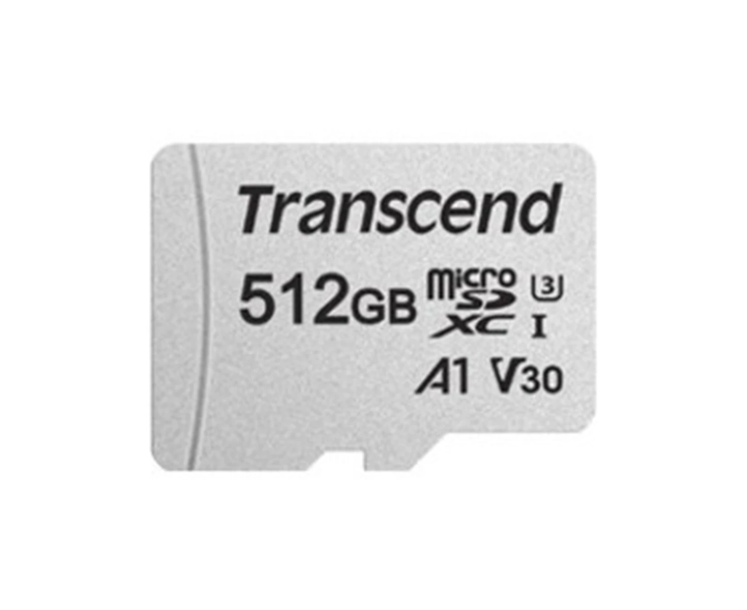 Transcend 300S 512 GB Class 10/UHS-I (U3) microSDXC - 1 Pack - 95 MB/s Read - 40 MB/s Write