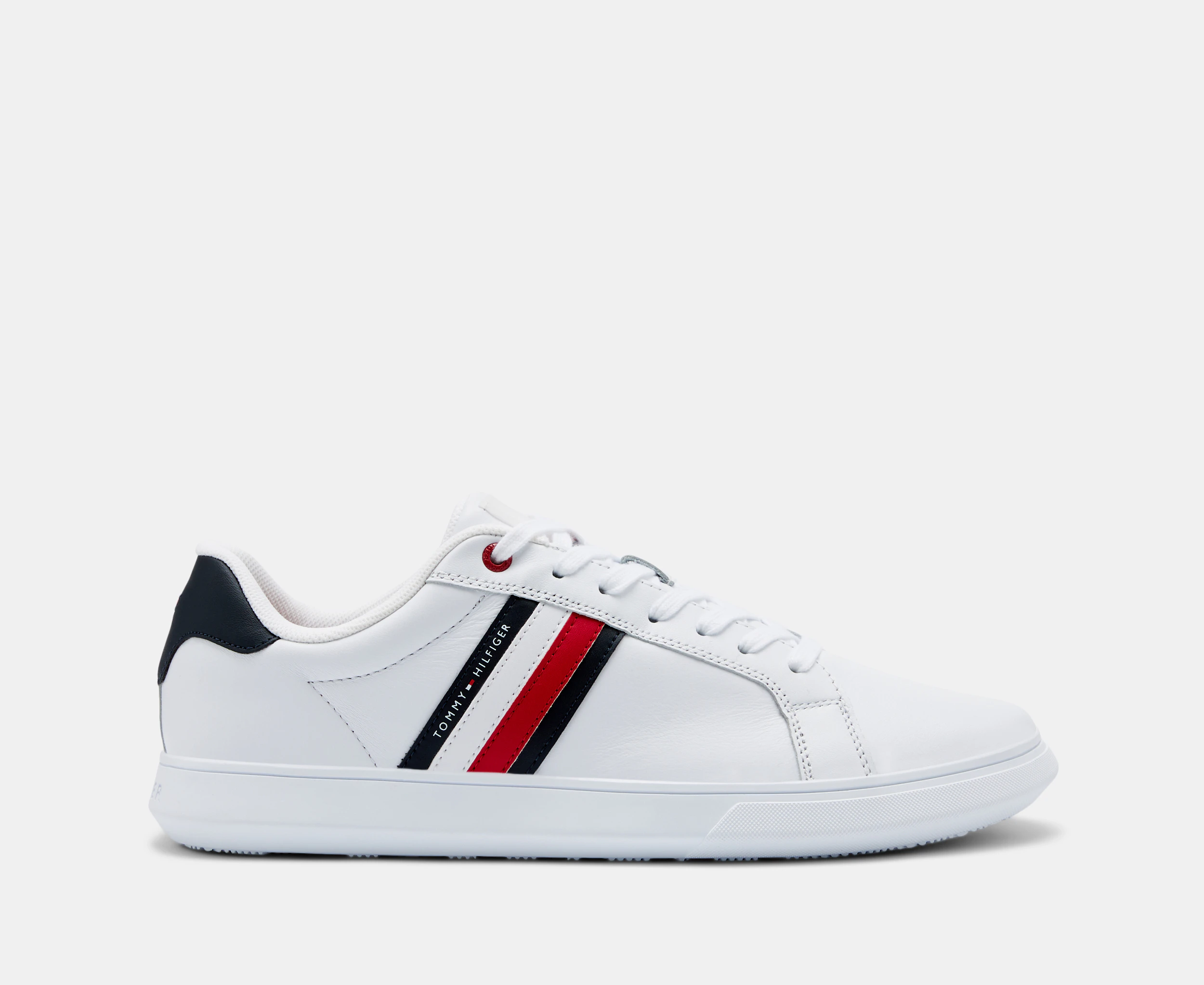 Tommy Hilfiger Men's Essential Leather Cupsole Sneakers - White