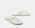 Crocs Unisex Flip Flops - White