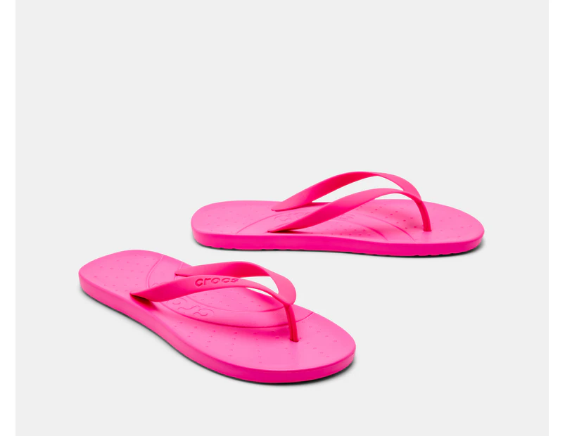 Crocs Unisex Flip Flops - Pink Crush