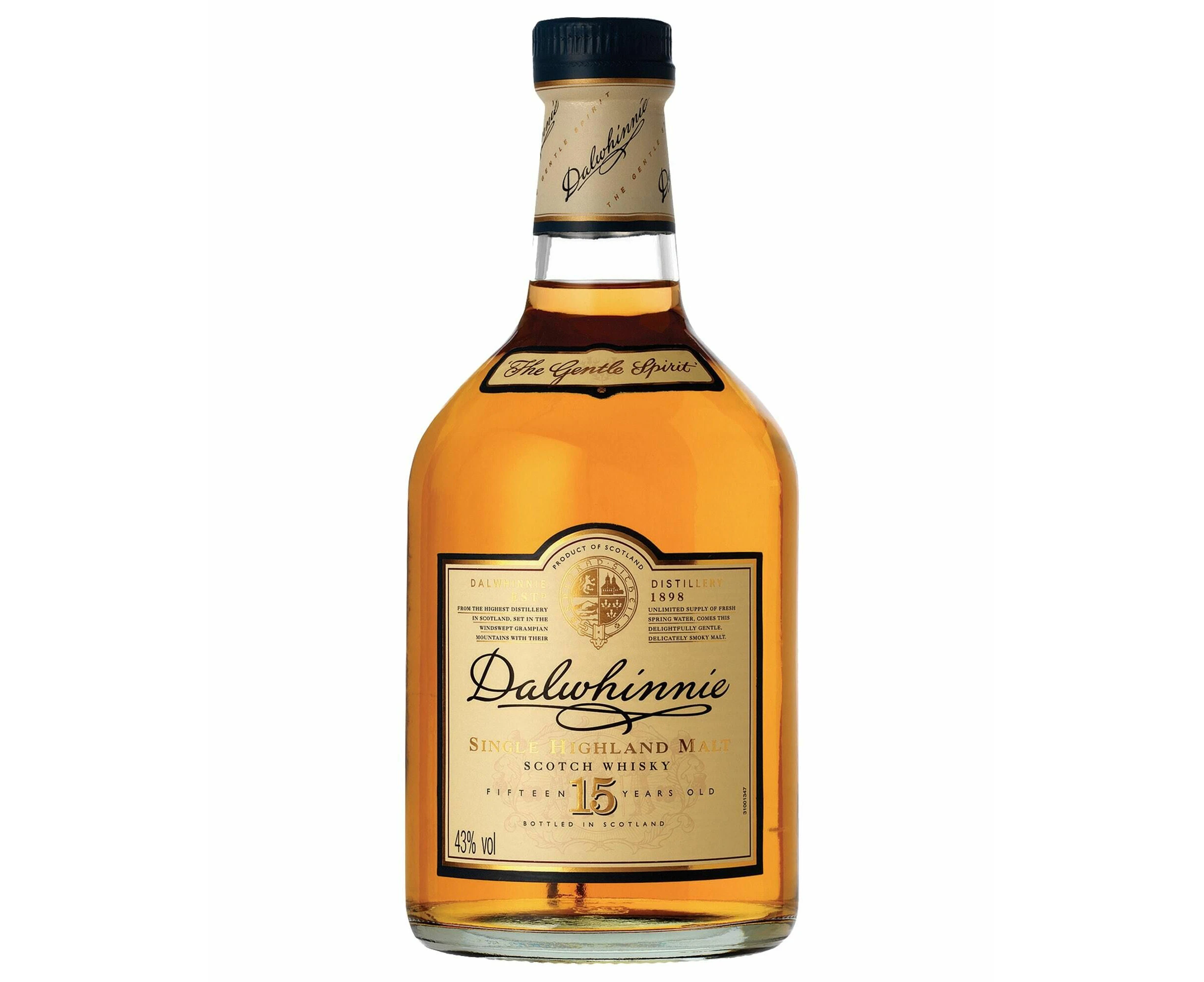 Dalwhinnie 15 Year Old Single Malt Scotch Whisky 700ml