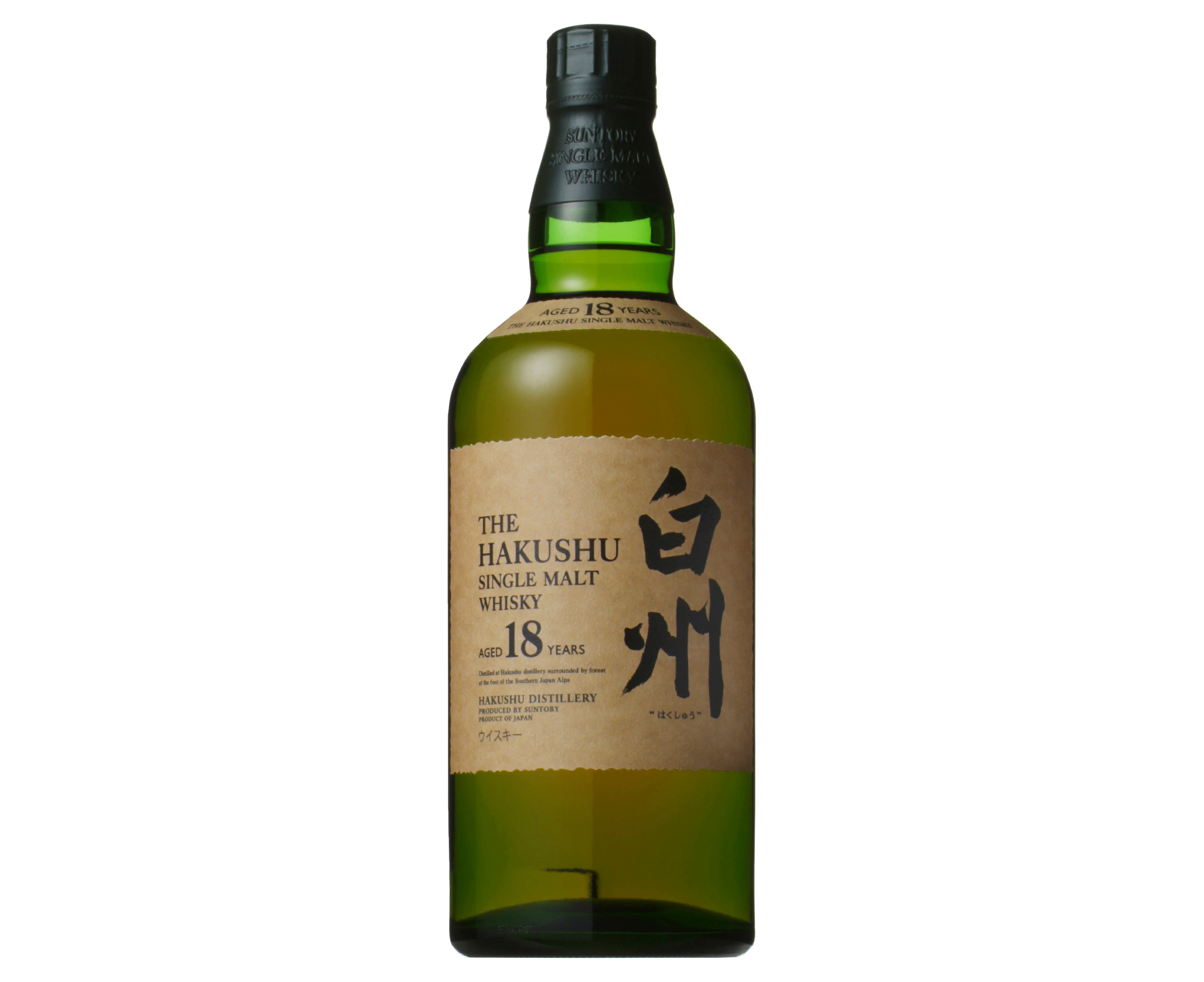 Hakushu 18 Year Old Japanese Whisky 700mL Bottle