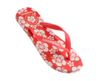 Havaianas Women's Top x Em Holiday Thongs - Red Happy Hawaii/White