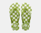 Havaianas Women's Top x Em Holiday Thongs - Green/White Check