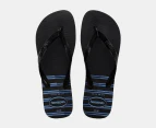 Havaianas Men's Top Basic Thongs - Black/Blue