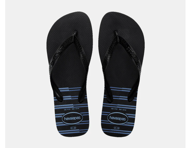 Havaianas Men's Top Basic Thongs - Black/Blue