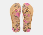 Havaianas Women's Slim Thongs - Organic Golden