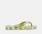 Havaianas Women's Top x Em Holiday Thongs - Green/White Check