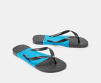 Havaianas Men's Top Block Thongs - Blue/Black