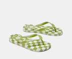 Havaianas Women's Top x Em Holiday Thongs - Green/White Check