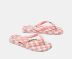 Havaianas Women's Top x Em on Holiday Thongs - Pink/White Check