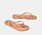 Havaianas Women's Slim Thongs - Organic Golden