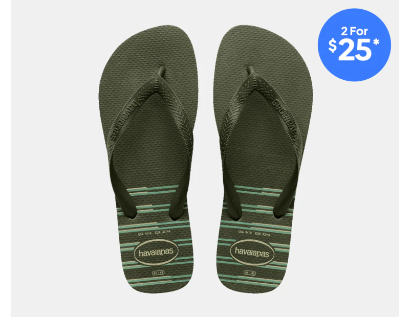 Havaianas Men's Top Thongs - Basic Green