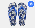 Havaianas Women's X Em Holiday Thongs - Hawaiian Blue/Star White