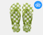 Havaianas Women's Top x Em Holiday Thongs - Green/White Check