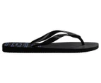 Havaianas Men's Top Basic Thongs - Black/Blue