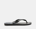 Havaianas Men's Top Basic Thongs - Black/Blue