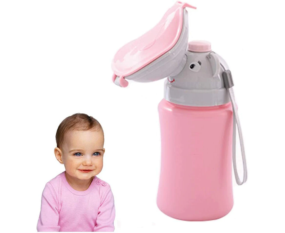 Portable Children'S Emergency Urinal Potty Toilet,Pink