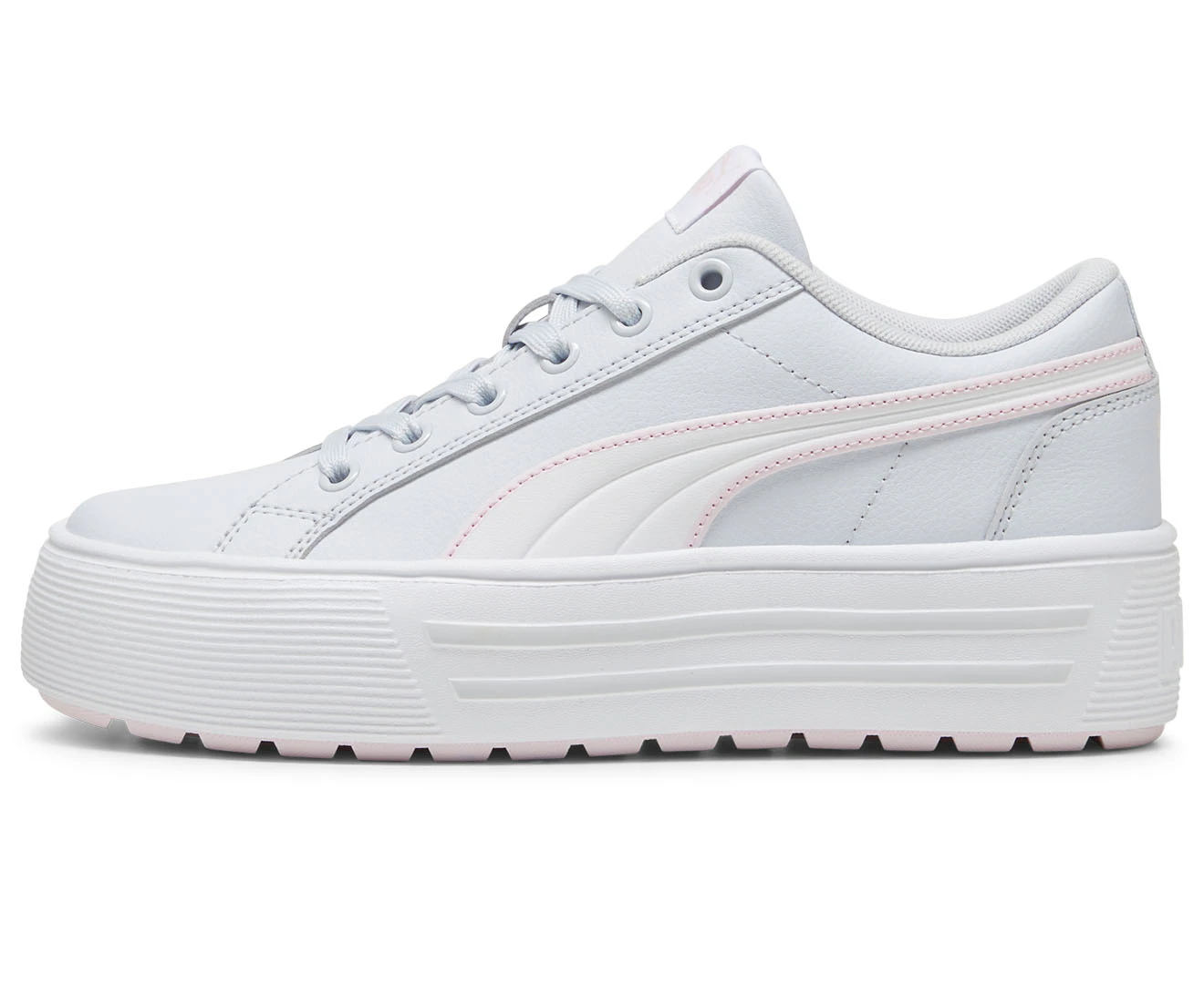 Puma Women's Kaia 2.0 Platform Sneakers - Silver Mist/White/Whisp Of Pink